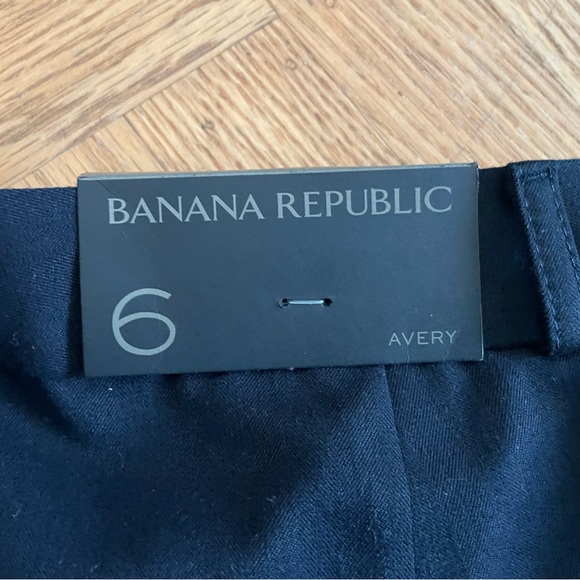 Banana Republic Navy Avery Pant w/ Red/White Racing Stripe, Women’s Size 6, NWT - Picture 9 of 14